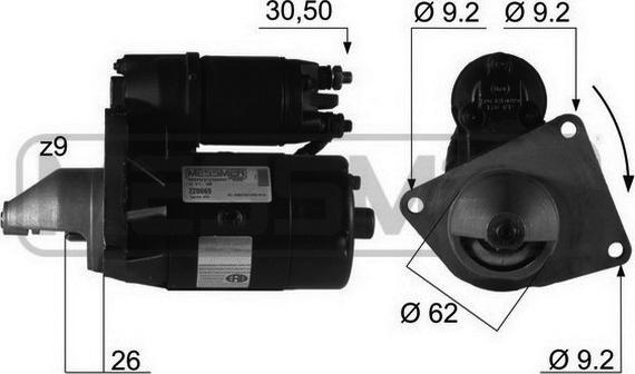 ERA 220069R - Starteris autospares.lv