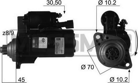 ERA 220066R - Starter www.autospares.lv