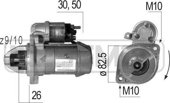 ERA 220060A - Starteris www.autospares.lv