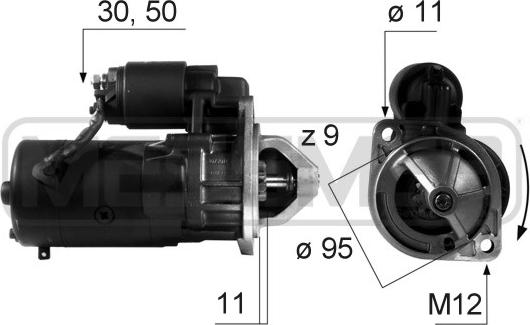 ERA 220000R - Стартер www.autospares.lv