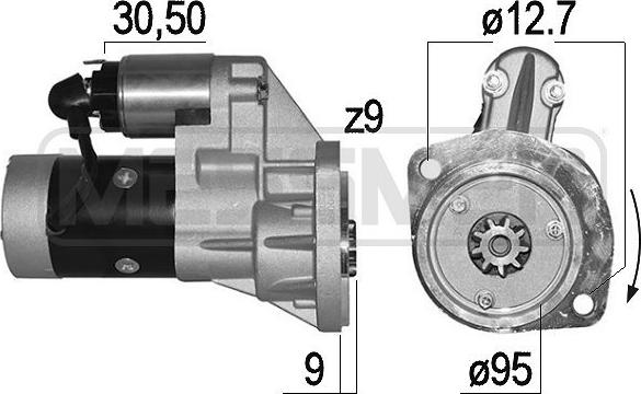 ERA 220003A - Starteris www.autospares.lv