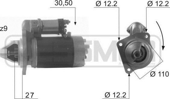 ERA 220007A - Starter www.autospares.lv