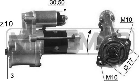 ERA 220013 - Starteris autospares.lv