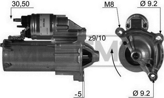 ERA 220012A - Starteris autospares.lv