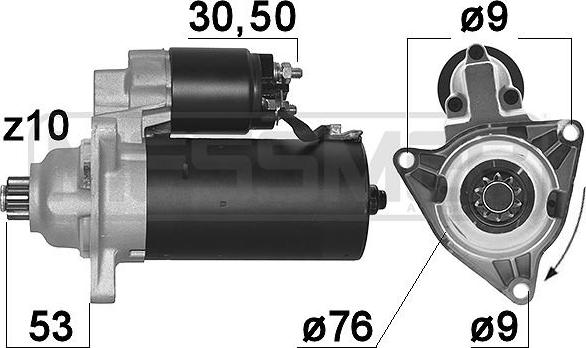 ERA 220085A - Стартер www.autospares.lv