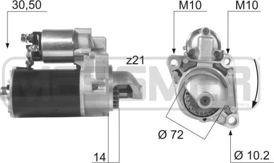 ERA 220034A - Starteris autospares.lv