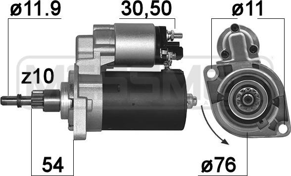 ERA 220030A - Starteris autospares.lv