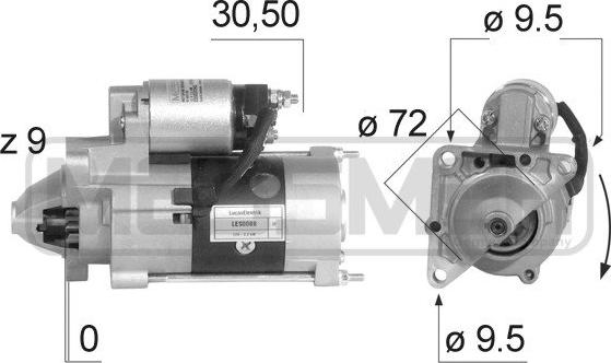 ERA 220031A - Starter www.autospares.lv