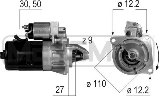 ERA 220038A - Starter www.autospares.lv