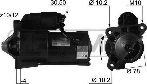 ERA 220032R - Starteris www.autospares.lv