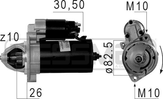 ERA 220029R - Starter www.autospares.lv