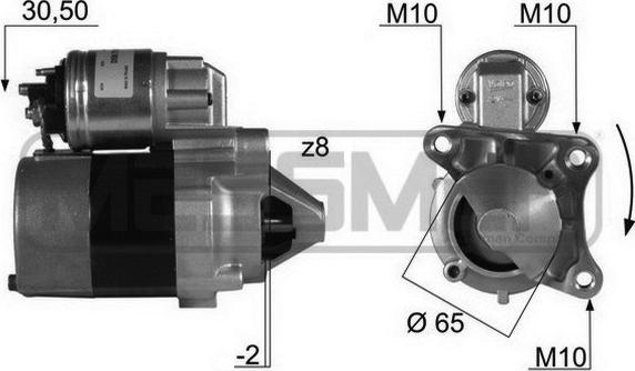 ERA 220023A - Starter www.autospares.lv