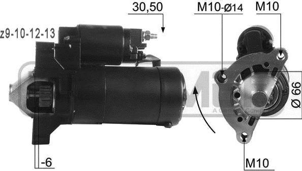 ERA 220074A - Starteris www.autospares.lv