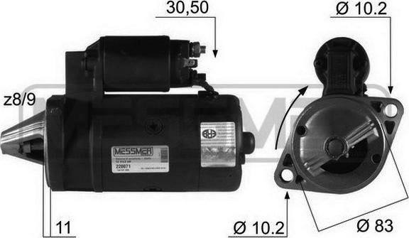 ERA 220071R - Starter www.autospares.lv