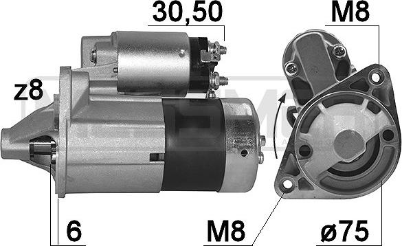 ERA 220194A - Стартер www.autospares.lv