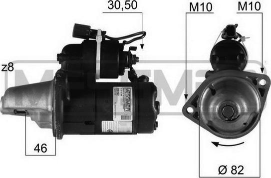 ERA 220192R - Starteris www.autospares.lv