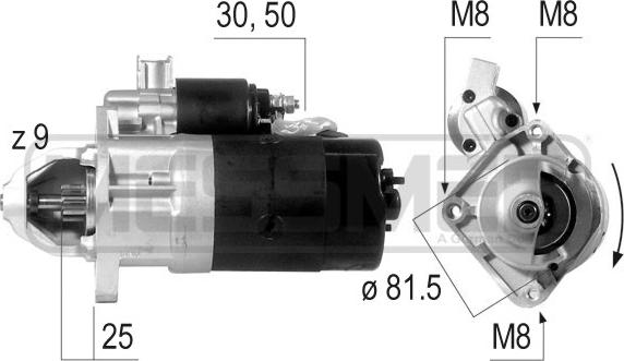 ERA 220145A - Starteris www.autospares.lv