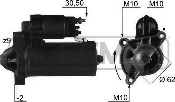 ERA 220140A - Starter www.autospares.lv