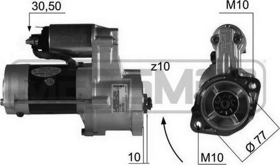 ERA 220159A - Starteris autospares.lv