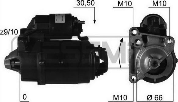 ERA 220150R - Starter www.autospares.lv