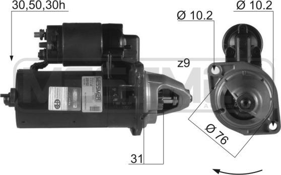 ERA 220152R - Starteris www.autospares.lv