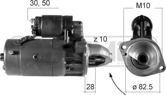 ERA 220101A - Starteris www.autospares.lv