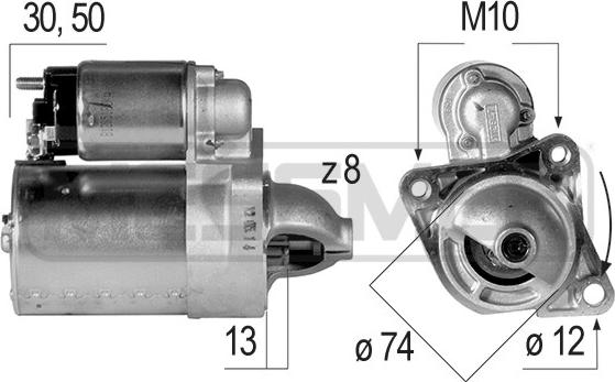 ERA 220118A - Starteris www.autospares.lv