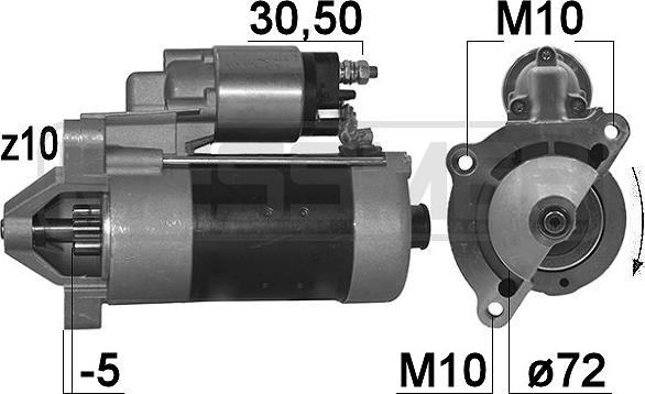 ERA 220117A - Starteris www.autospares.lv