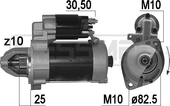 ERA 220135R - Starter www.autospares.lv