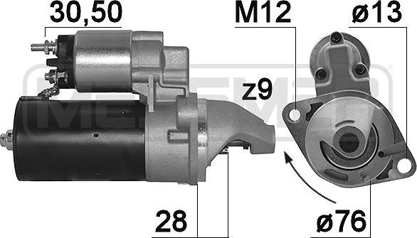 ERA 220133A - Starteris autospares.lv