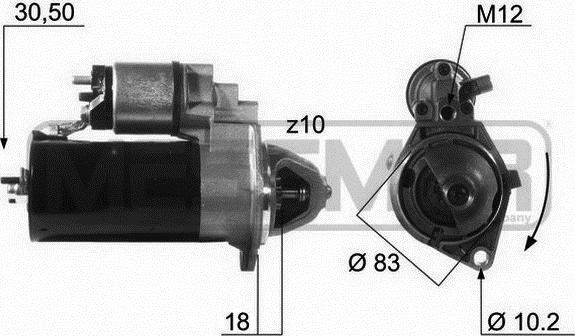 ERA 220132A - Starter www.autospares.lv