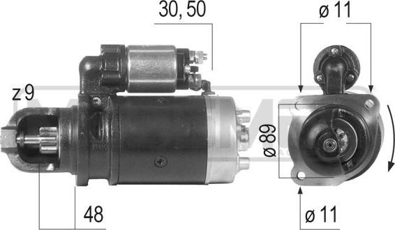 ERA 220176R - Стартер www.autospares.lv