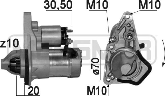 ERA 220846A - Starter www.autospares.lv