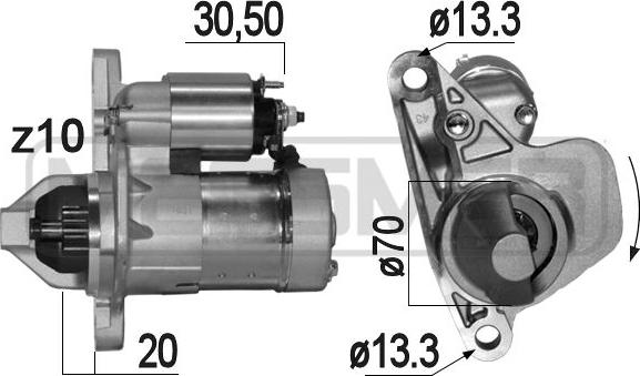 ERA 220847 - Starteris autospares.lv