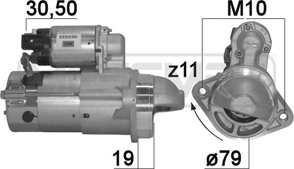 ERA 220854 - Starteris www.autospares.lv