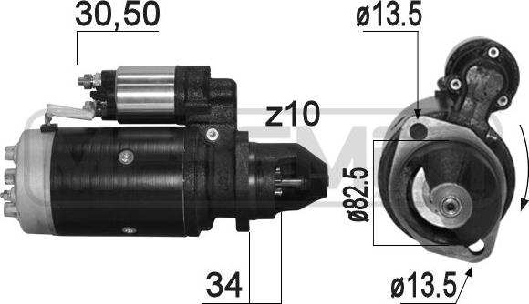 ERA 220856A - Starteris www.autospares.lv