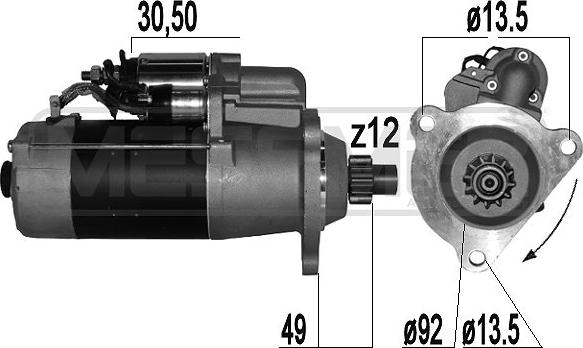 ERA 220860A - Starteris autospares.lv