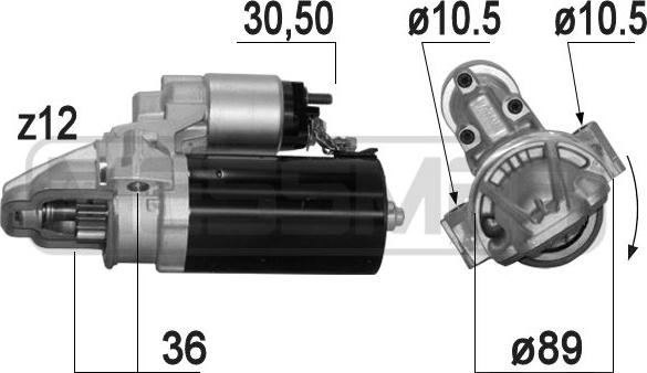 ERA 220867 - Starteris autospares.lv