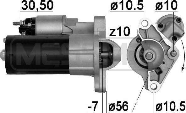 ERA 220885A - Стартер www.autospares.lv