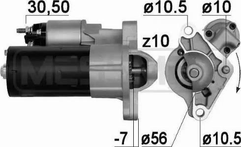 ERA 220885 - Стартер www.autospares.lv