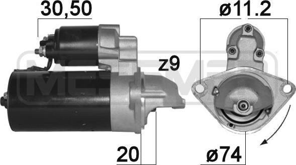 ERA 220888A - Starteris autospares.lv