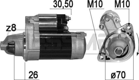 ERA 220826A - Starteris autospares.lv