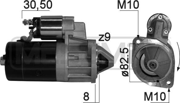 ERA 220822A - Starteris autospares.lv