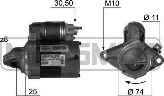 ERA 220395A - Starteris autospares.lv