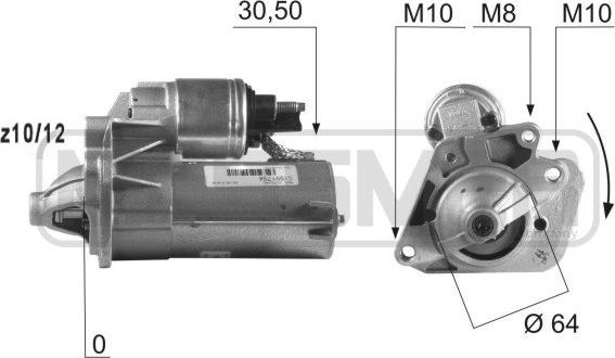 ERA 220396A - Starter www.autospares.lv