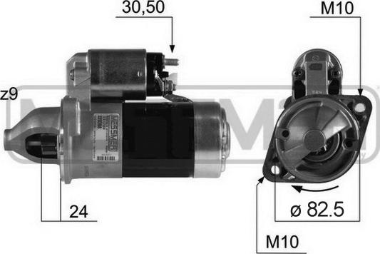 ERA 220398A - Стартер www.autospares.lv