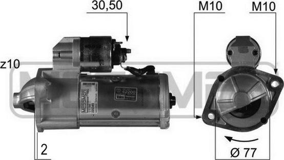 ERA 220349 - Starteris autospares.lv