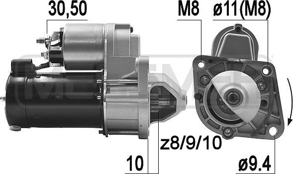 ERA 220360A - Starteris www.autospares.lv