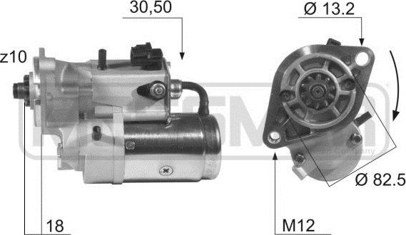 ERA 220361A - Starter www.autospares.lv