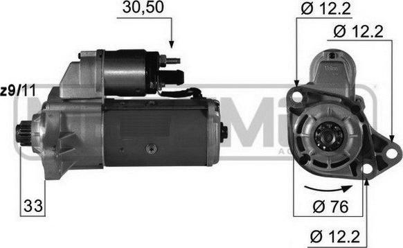 ERA 220388A - Starter www.autospares.lv